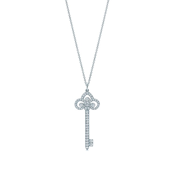 Tiffany & Co. Jewelry - Tiffany and Co Fleur de Lis Key necklace